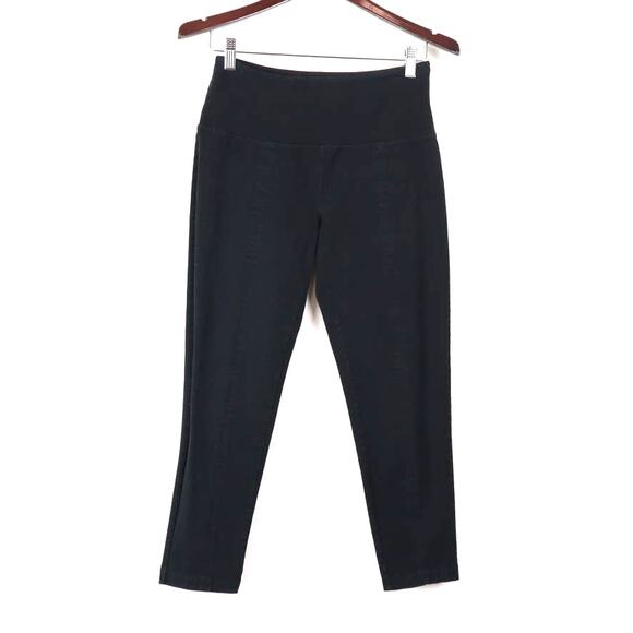 Lysse Pants - Lysse Size S Ankle Pants Side Zipper Crop Tummy Control 9994 Black